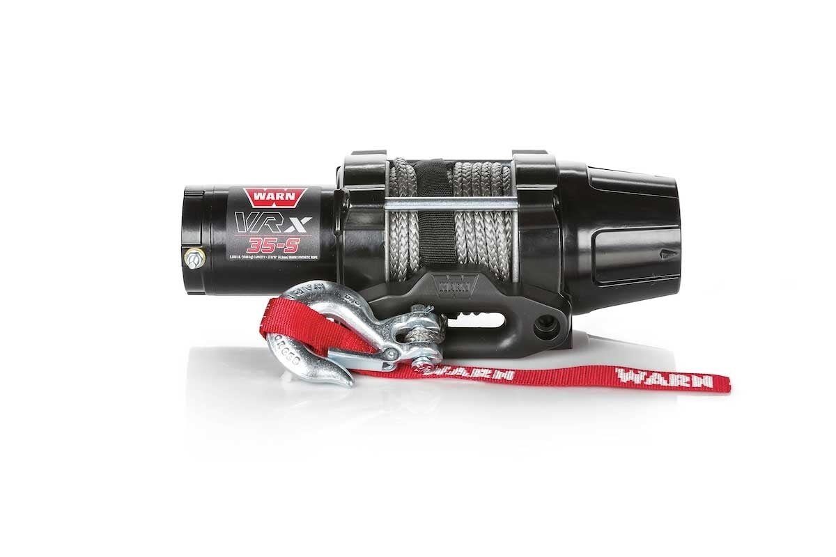 WARN VRX 35-S Powersports ATVs UTVs SXS Winch – 3,500 lb Capacity | Synthetic Rope