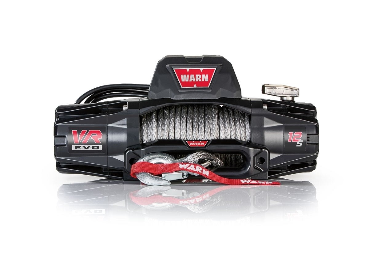 WARN VR EVO 12-S Wireless Winch | 12,000 lb Synthetic Rope | Heavy-Duty Recovery