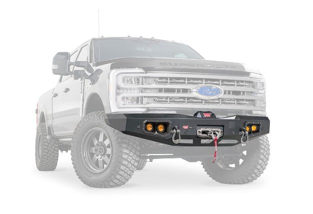 WARN Ascent Front Bumper | 2023 Ford F-250 & F-350 Super Duty | Winch Ready