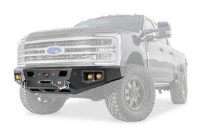 WARN Ascent Front Bumper | 2023-2025 Ford F-250 F-350 F-450 F-550 Super Duty | Winch Ready