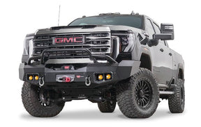 WARN Ascent Front Bumper | 2024-2026 GMC Sierra 2500HD & 3500HD| Winch Ready