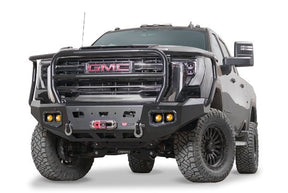 WARN Ascent Front Bumper | 2024-2026 GMC Sierra 2500HD & 3500HD | Winch Ready