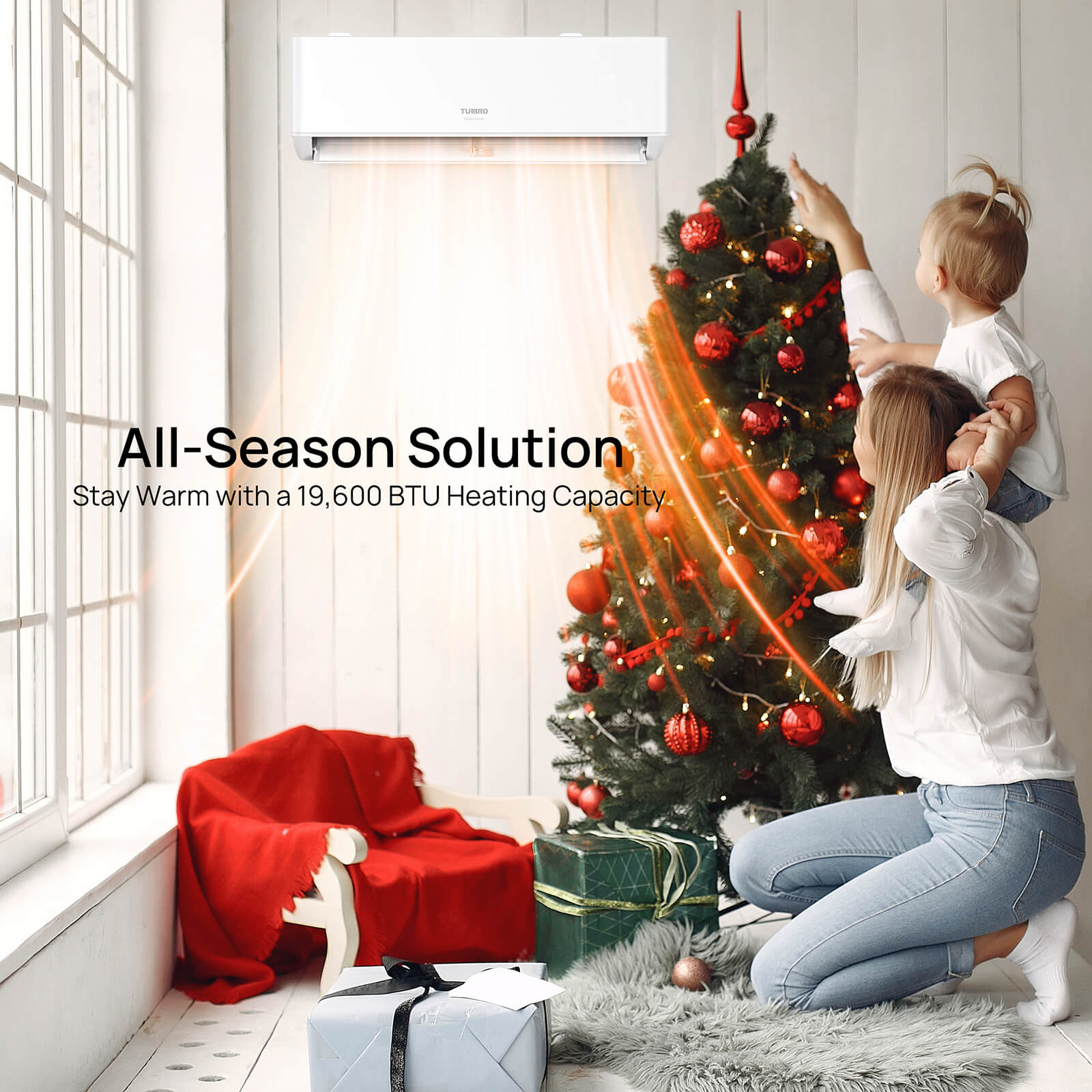 (Open Box) Greenland Multi-Zone Mini Split Air Conditioner, Indoor or Outdoor Unit (R454B)