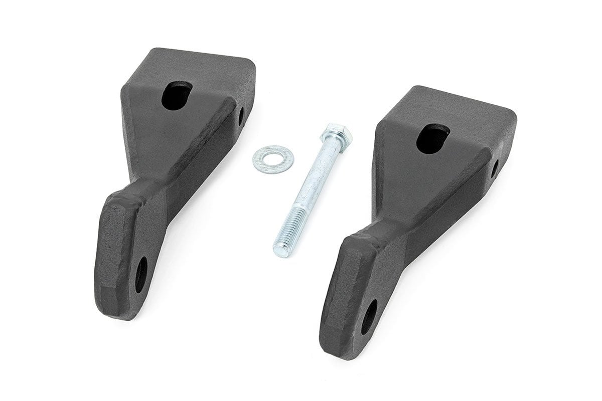 Rough Country Tow Hook Brackets for 2007-2013 Chevy Silverado & GMC Sierra 1500
