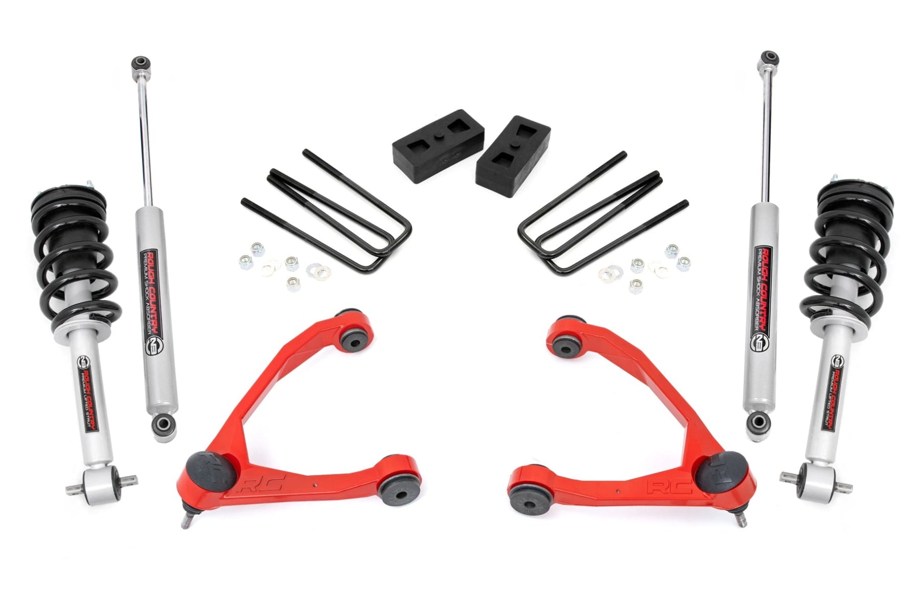 Rough Country 3.5 Inch Lift Kit for 2007-2013 Chevy/GMC 1500