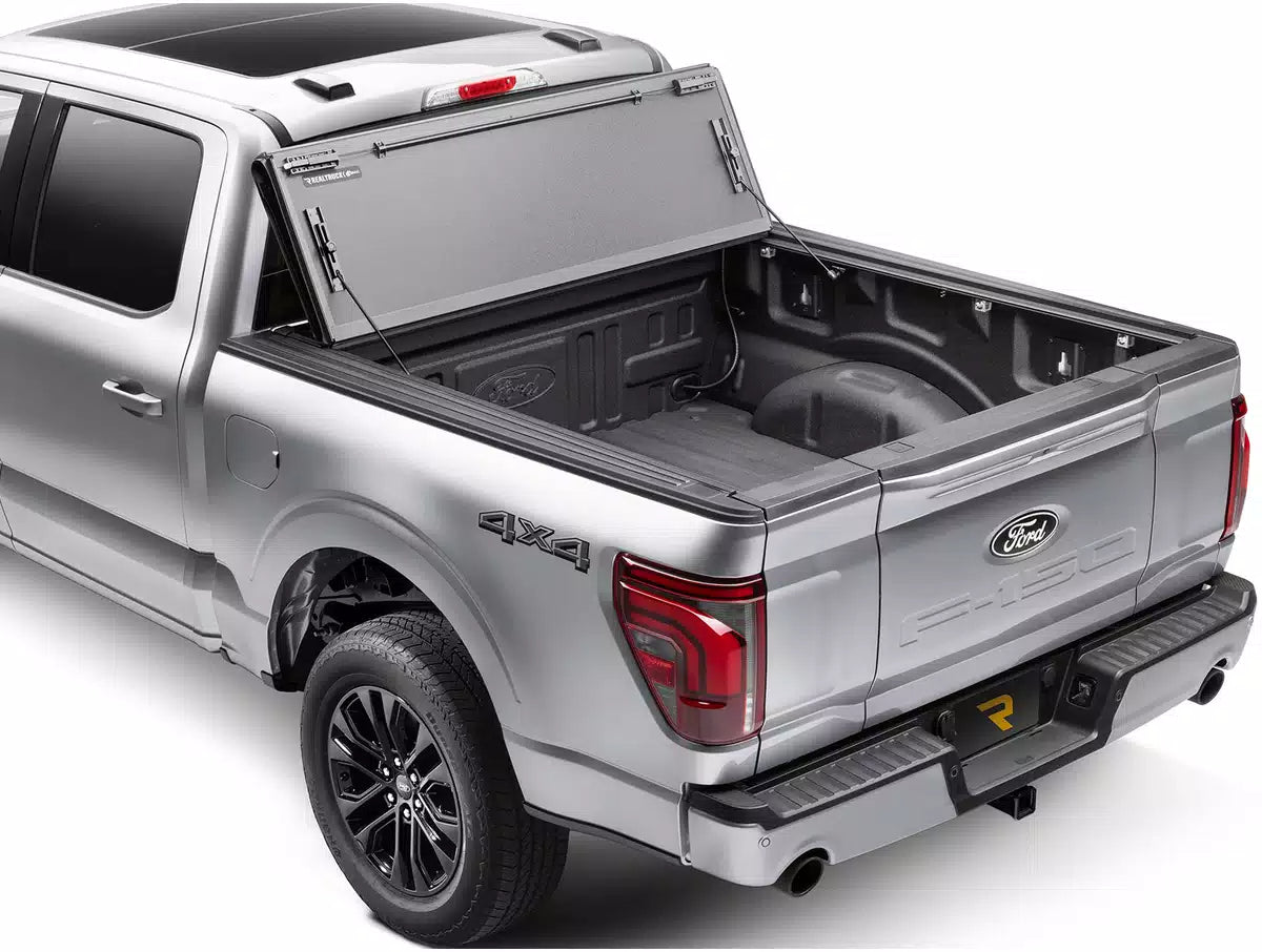 BAK Industries MX4 Hard Tri Fold Tonneau for 2014-2019 GM Silverado Sierra 2500 3500 8ft Bed