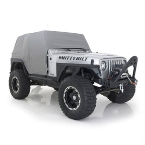 SmittyBilt Water Resistant Cab Cover with Door Flaps for 1992-2006 Jeep YJ & TJ