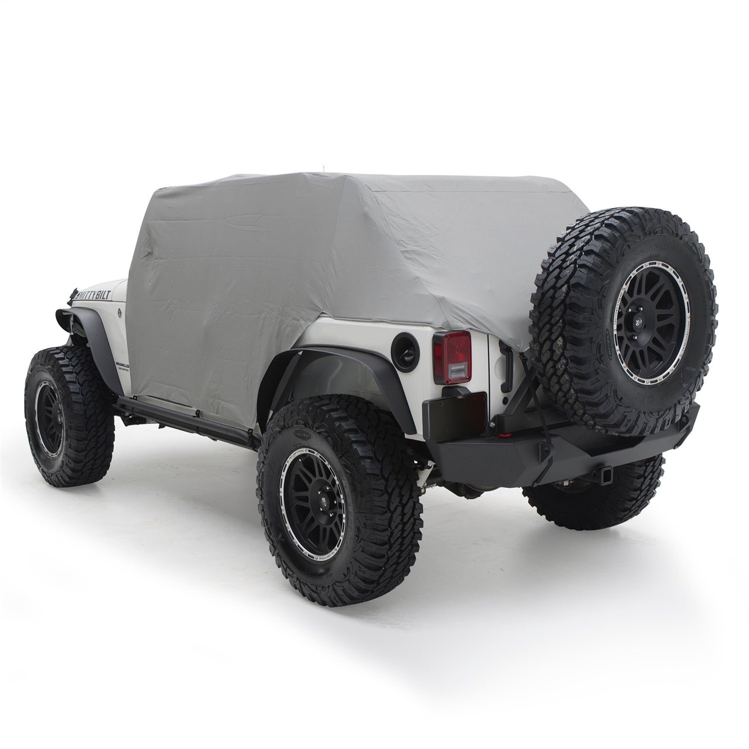 SmittyBilt Water Resistant Cab Cover with Door Flaps for 2007-2018 Jeep Wrangler JKU