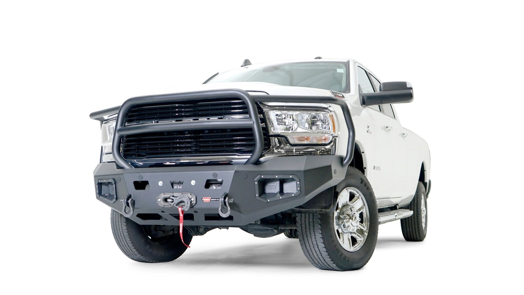 WARN Ascent Front Bumper | 2019-2025 Ram 2500 3500 4500 5500 | Winch Ready