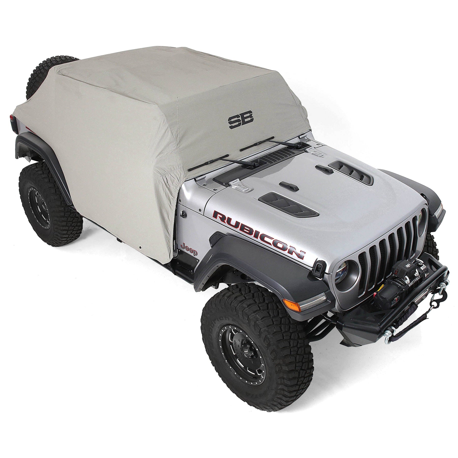 SmittyBilt Water Resistant Cab Cover with Door Flaps for 2018-2026 Jeep Wrangler JLU