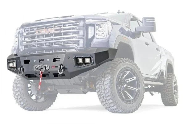 WARN Ascent Front Bumper | 2024-2026 GMC Sierra 2500HD & 3500HD | Winch Ready