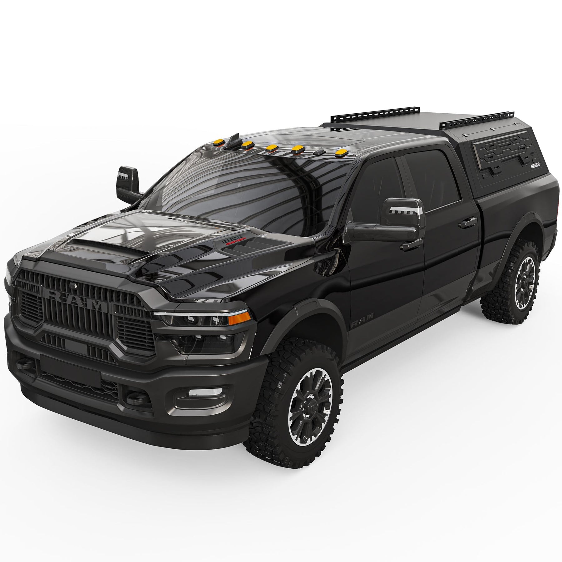Openroad Aluminum Light Weight Modular Truck Cap for 2020-2026 Ram 2500 & 3500 6.5ft Bed
