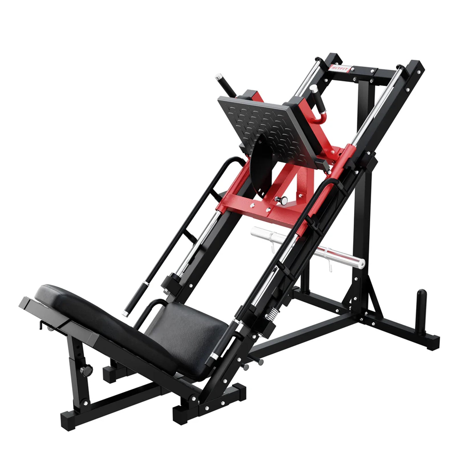 RitFit BLP01 45 Degree 3-In-1 Leg Press Hack Squat and Calf Raise Machine