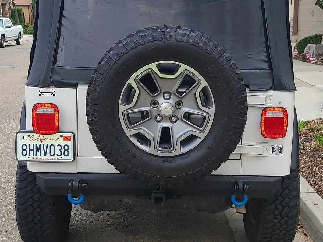 SmittyBilt SRC Classic High Clearance Rear Bumper for 1988-2003 Jeep Wrangler YJ TJ LJ