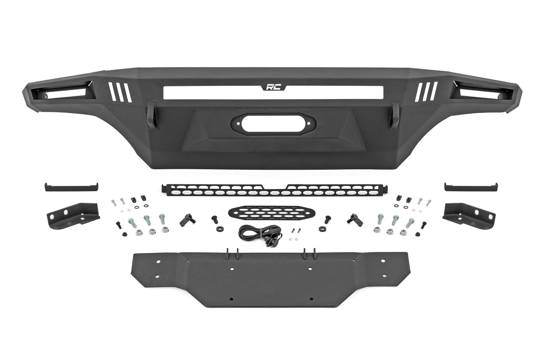 Rough Country High Clearance Front Bumper for 2014-2021 Toyota Tundra - Recon Recovery