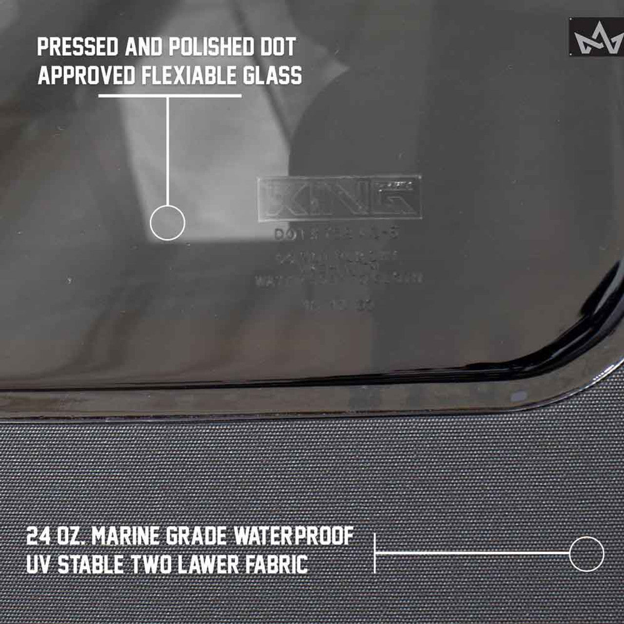 Premium Replacement Soft Top w/ Tinted Windows - Black Diamond For 2007-2009 Jeep Wrangler JK