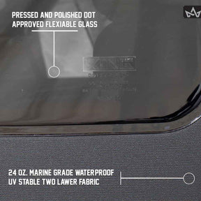 Premium Replacement Soft Top w/ Tinted Windows - Black Diamond For 2007-2009 Jeep Wrangler JK