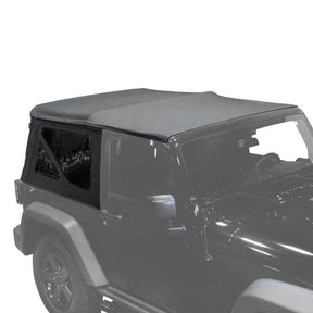 Premium Replacement Soft Top w/ Tinted Windows - Black Diamond For 2010-2018 Jeep Wrangler JK