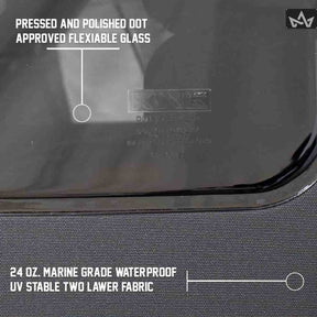 Premium Replacement Soft Top, Black Diamond With Tinted Windows - 1986-1994 Suzuki Samurai