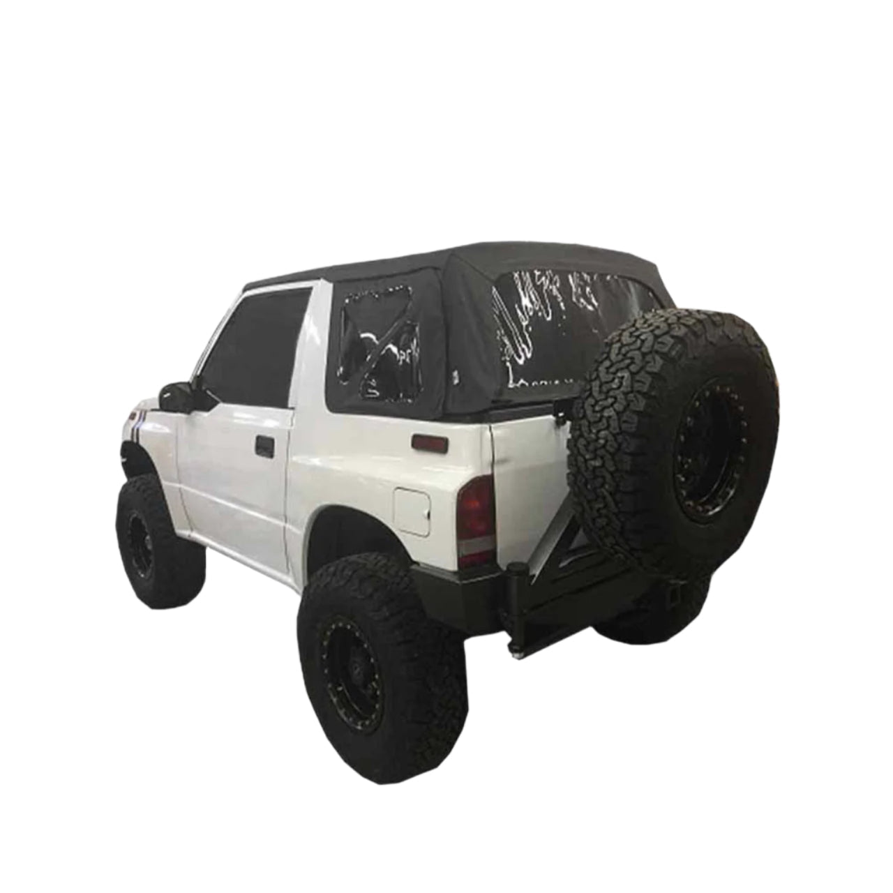 Premium Replacement Soft Top Black Diamond With Tinted Windows 1986-1994 Suzuki Sidekick GEO Tracker