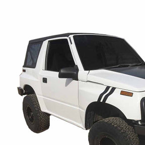 Premium Replacement Soft Top Black Diamond With Tinted Windows 1986-1994 Suzuki Sidekick GEO Tracker