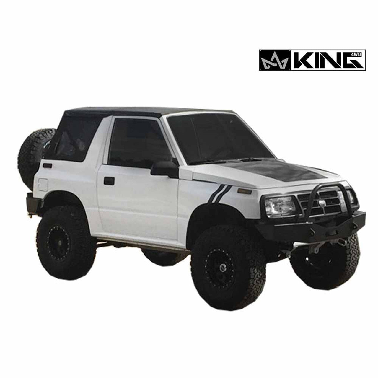 Premium Replacement Soft Top Black Diamond With Tinted Windows 1986-1994 Suzuki Sidekick GEO Tracker