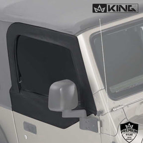 Premium Replacement Upper Door Skins - Black Diamond For 1997-2006 Jeep Wrangler TJ