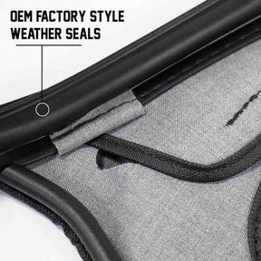 Premium Replacement Soft Top Black Diamond With Tinted Windows For 1987-1995 Jeep Wrangler YJ