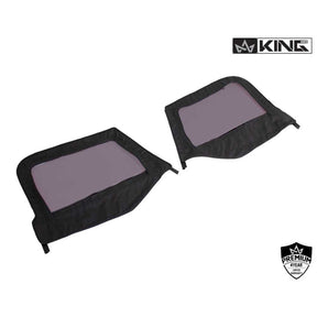 Premium Replacement Soft Top Black Diamond With Tinted Windows For 1987-1995 Jeep Wrangler YJ
