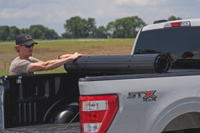 RC Hard Roll up Aluminum Tonneau Cover for 2015-2024 Ford F-150 & Raptor