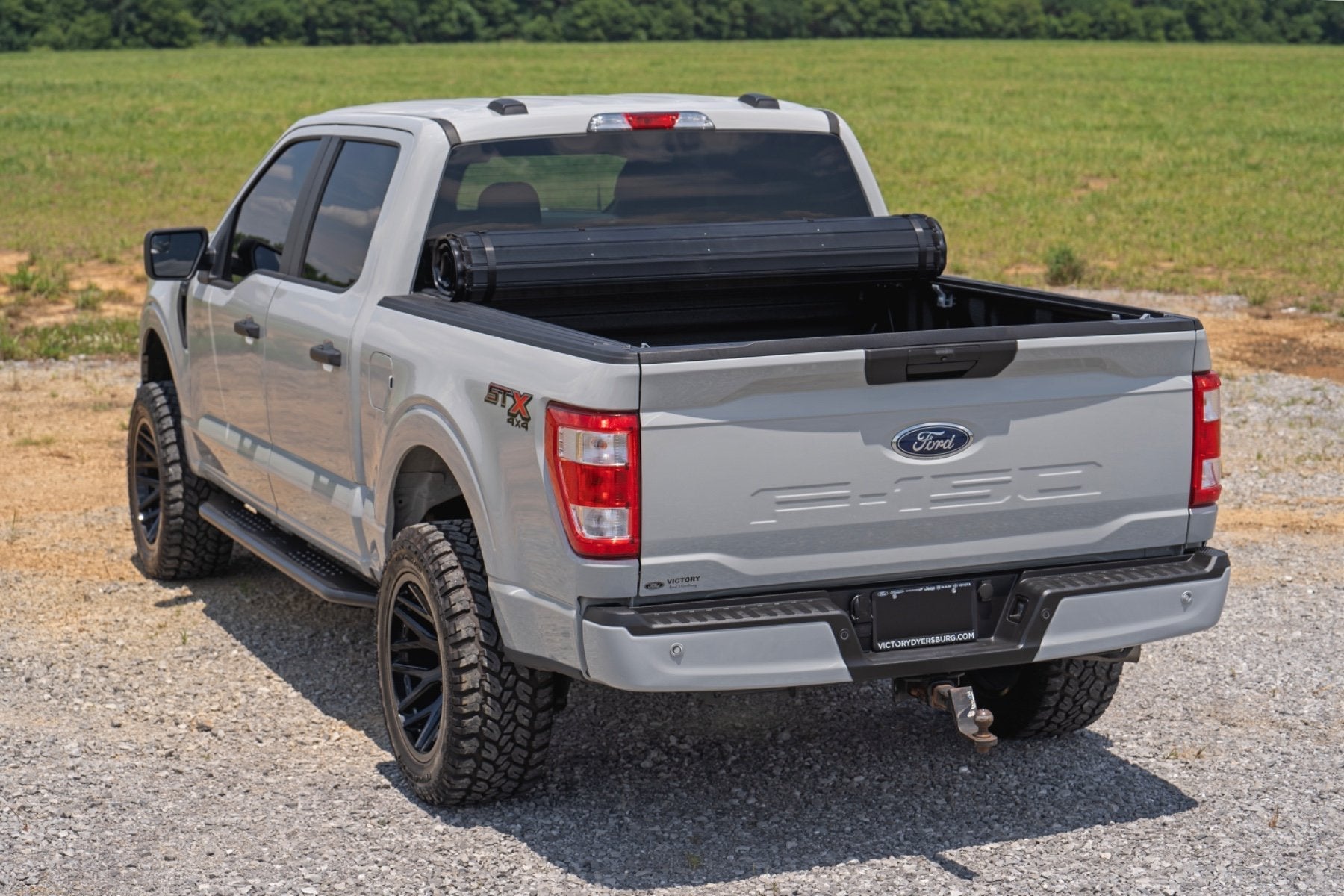 RC Hard Roll up Aluminum Tonneau Cover for 2015-2024 Ford F-150 & Raptor