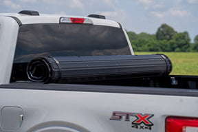 RC Hard Roll up Aluminum Tonneau Cover for 2015-2024 Ford F-150 & Raptor