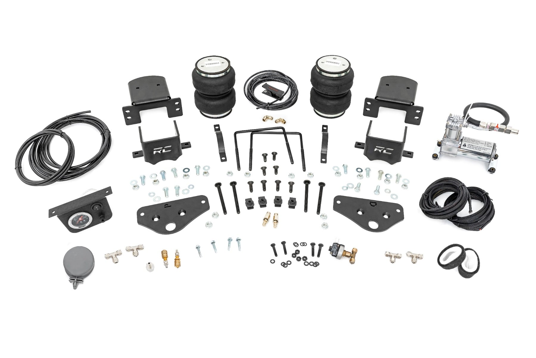 Rough Country Air Spring Kit w/ compressor for 2017-2026 Ford F-250 & F-350