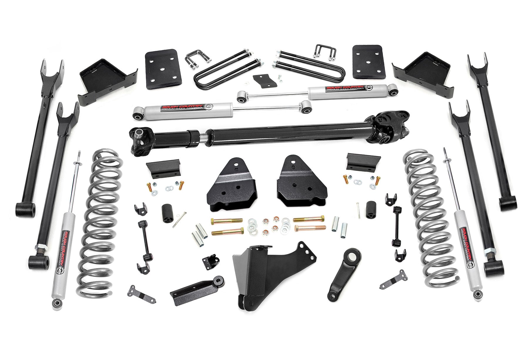 Rough Country with Front Driveshaft 6 Inch Lift Kit for 2017-2022 Ford F-250 & F-350