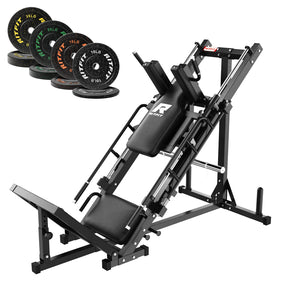 RitFit BLP01 Full Leg Workout Package 3-In-1 Leg Press, Hack Squat, and Calf Raise Set