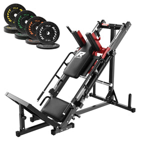 RitFit BLP01 Full Leg Workout Package 3-In-1 Leg Press, Hack Squat, and Calf Raise Set
