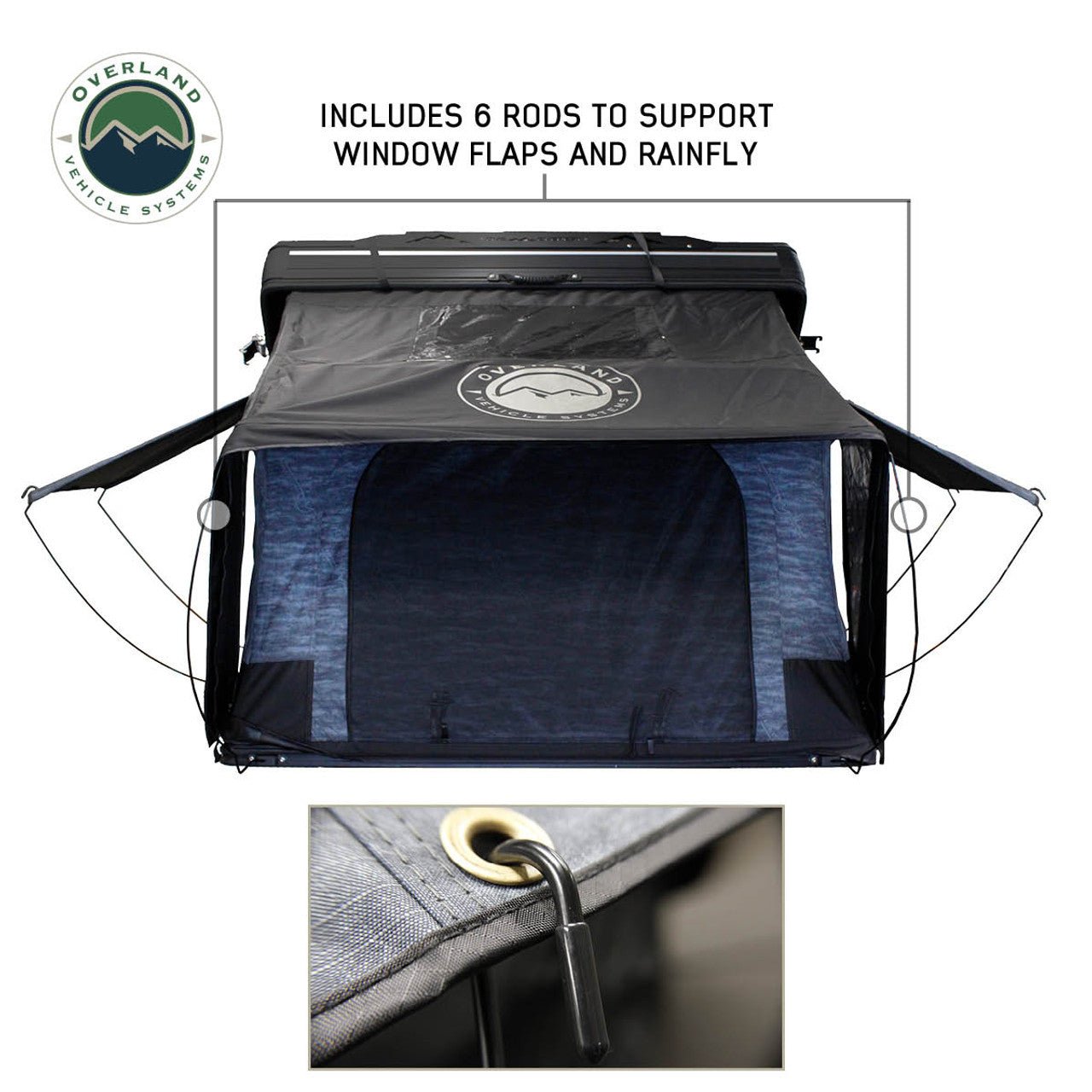 OVS 4 Season XD Series 4 Person Everest Aluminum Rooftop Tent & Insulation Kit