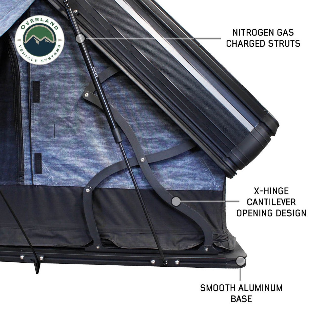 OVS 4 Season XD Series 4 Person Everest Aluminum Rooftop Tent & Insulation Kit