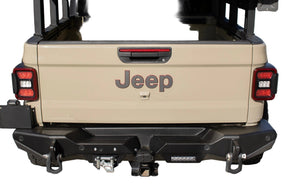 Smittybuilt XRC Gen3 Rear Winch Bumper with Hitch for 2020+ Jeep Gladiator JT