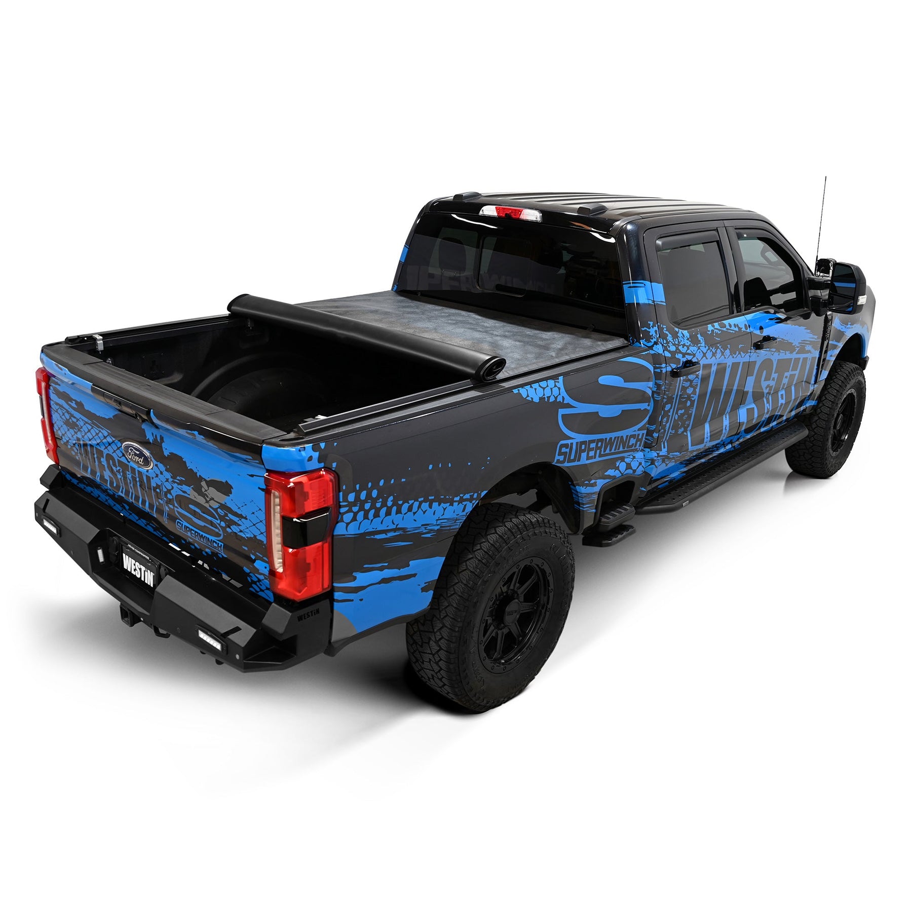 Low Profile Soft Roll up Tonneau cover for 2017-2026 Ford F-250 & F-350 Super Duty