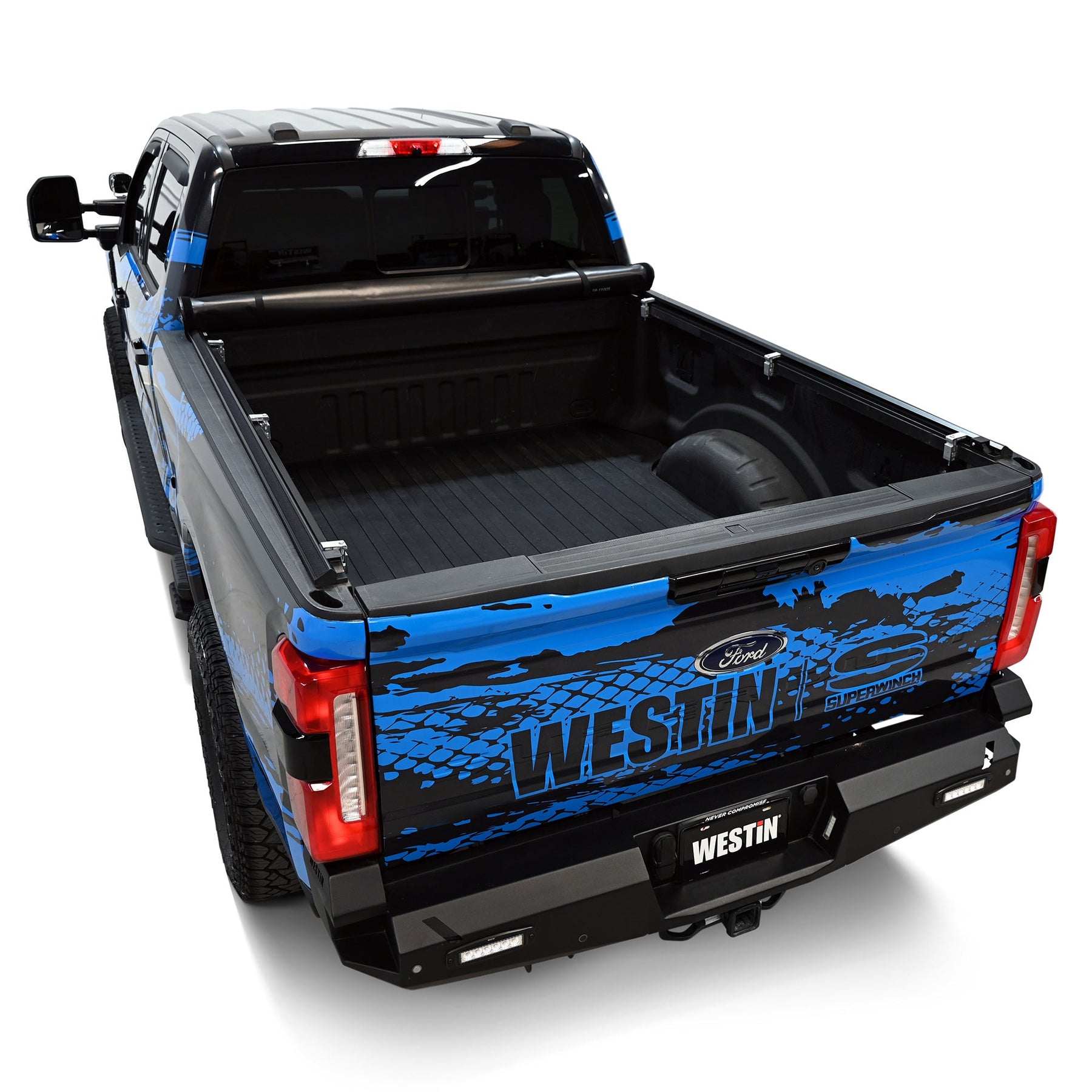 Low Profile Soft Roll up Tonneau cover for 2017-2026 Ford F-250 & F-350 Super Duty
