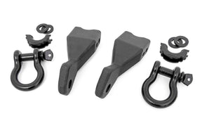 Rough Country Tow Hook Brackets for 2019-2022 Chevy Silverado 1500