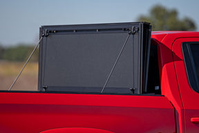 Rough Country Hard Tri-Fold Flip Up Bed Cover for 2019-2026 Chevy/GMC Sierra 1500/Silverado 1500