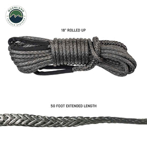 OVS Brute 3/8" × 50′ Winch Line Extension – 20,000 lb Synthetic Rope