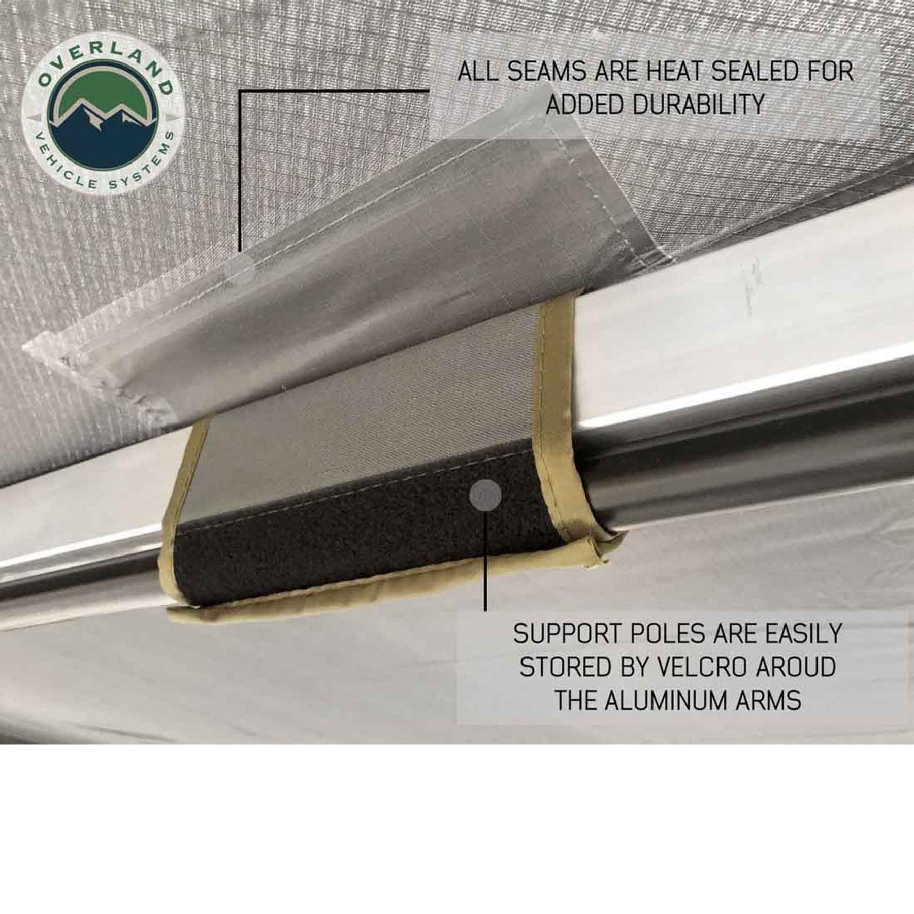 OVS Nomadic Complete 360 Degree Shade Awning with Bracket Kit - Recon Recovery