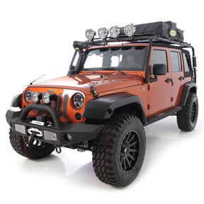 SmittyBilt SRC Complete Roof Rack Exo Frame for 2007-2018 Jeep Wrangler JKU