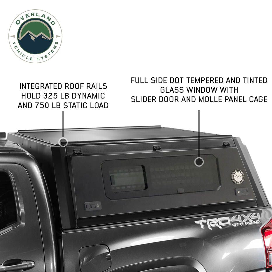 OVS Expedition PRO+ Stainless Steel Truck Cap with Full Windows for 2021-2026 Ford F-150