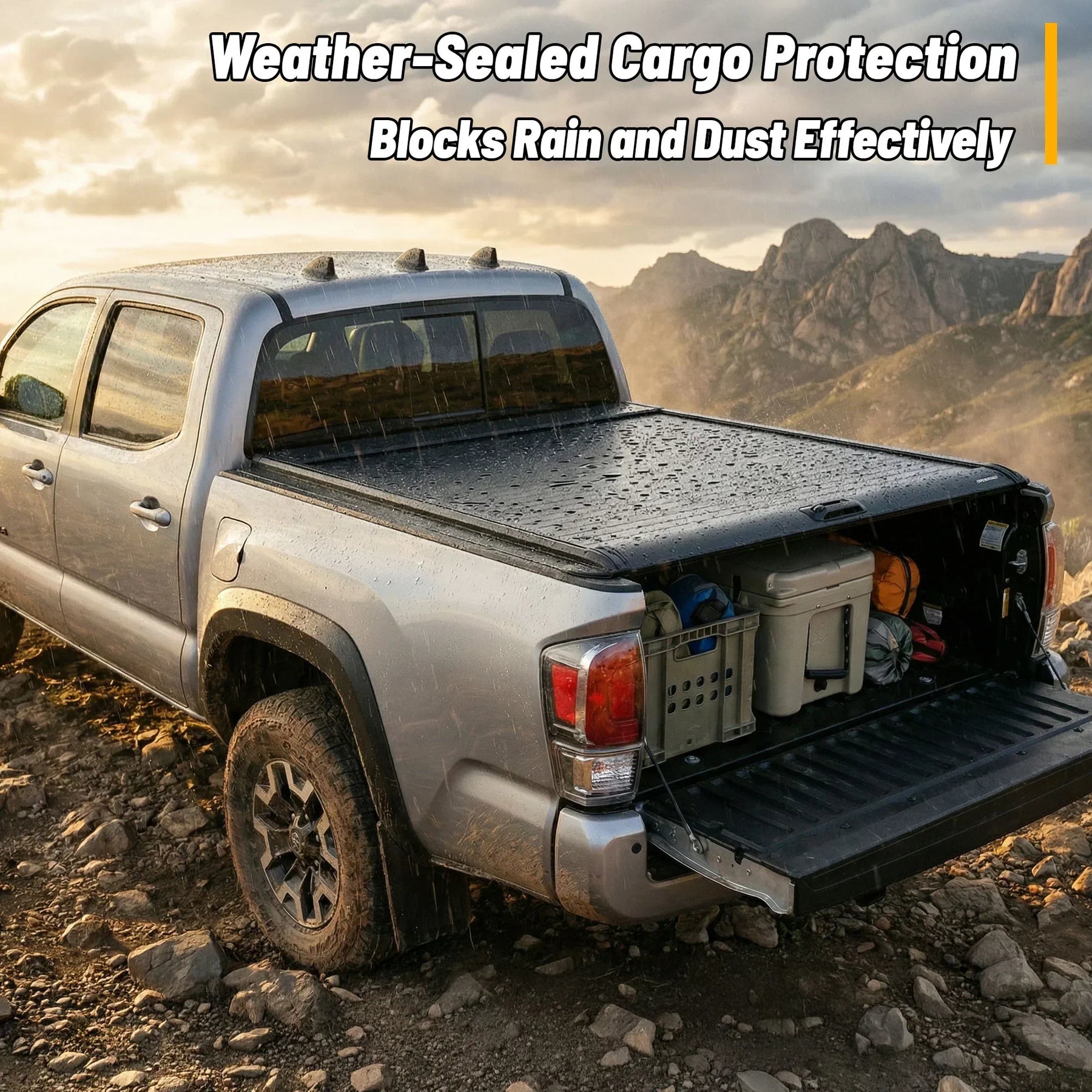 Openroad Aluminum Retractable Tonneau Bed Cover for 2019-2026 Silverado & Sierra 1500