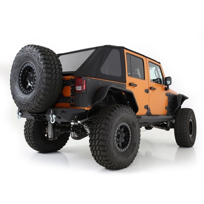 Smittybilt Bowless Soft Top Combo Kit For 2007-2018 Jeep Wrangler JKU - Recon Recovery