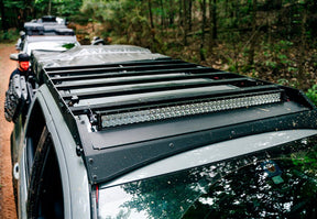 Low Profile Bolt On Premium Roof Rack With Light Guard For 2005-2023 Toyota Tacoma